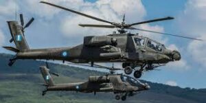 AH-64 apache helicopter